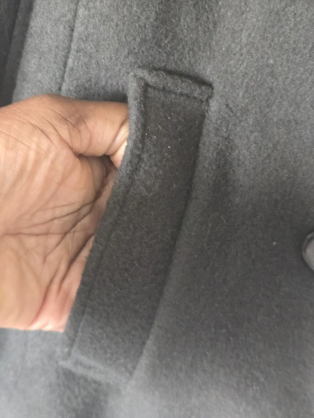 Old Navy Wool Blend Peacoat Jacket Double Breasted M Petite Classic Coat